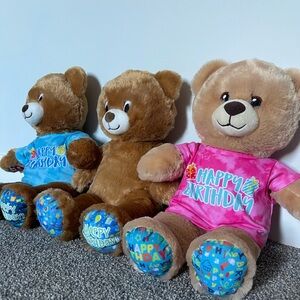 3 Build A Bear Birthday Bears